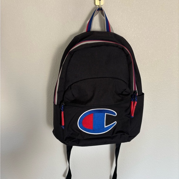 Champion Black and Blue Backpack with Sporty Design - Picture 4 of 8